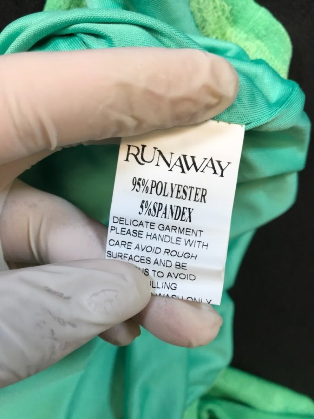 NWT Runaway the Label Women's Odeya Mini Dress Green Apple XL - Picture 4 of 9